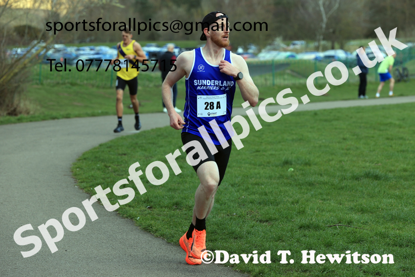 Senior Mens 2026 NECAA Royal Signals Road Relays, Hetton Lyons Country Park, Hetton le Hole. Photo: David T. Hewitson/Sports for All Pics